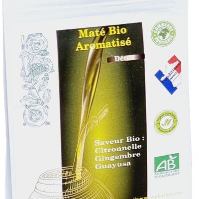 NOPHATHE INTENSYTEA : MATE BIO 1KG, MATE AROMATISÉ BIO QUALITÉ PRÉMUIM SANS POUDRE