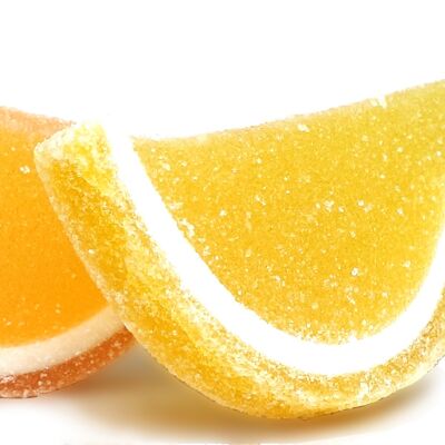 Tranches de gelée d'orange et de citron
