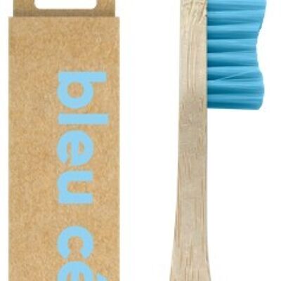 Cepillo de dientes de bambú suave - Azul cielo