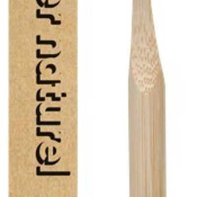 Children's bamboo toothbrushes - soft bristles - Natural