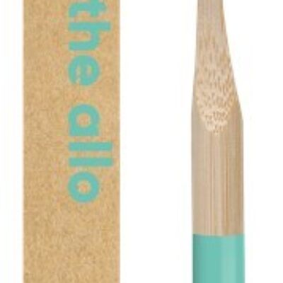 Cepillos de dientes infantiles de bambú - cerdas suaves - Verde
