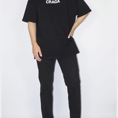 Camiseta oversize, Negro