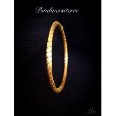 Armband "Origine" aus Capim Dourado, "Vegetable Gold"