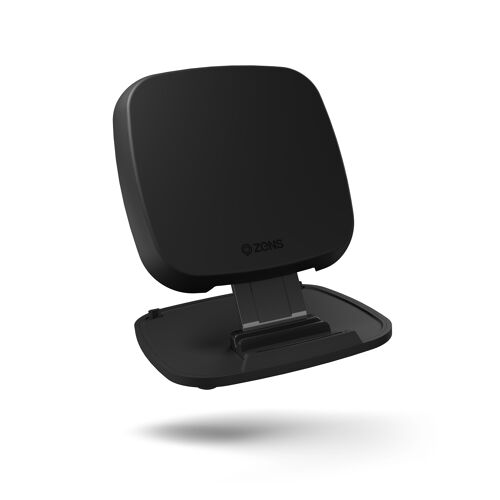 ZENS Fast Wireless Charger Stand / Base 10W Black