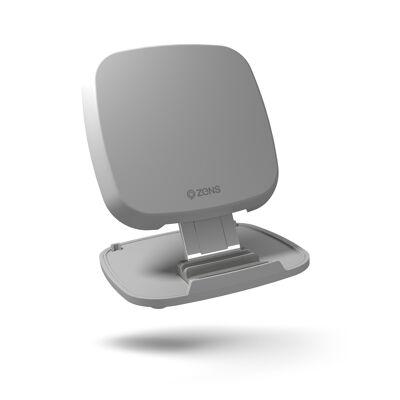 ZENS Fast Wireless Charger Stand/Base 10W Bianco