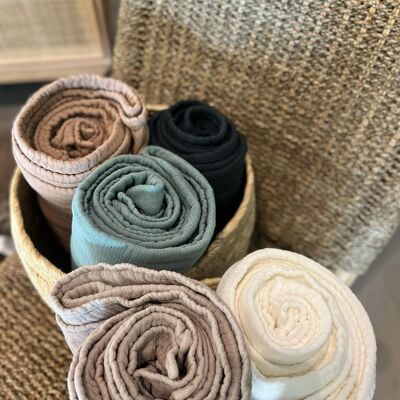 PACK DOUBLE COTTON BLANKETS 180x130cm