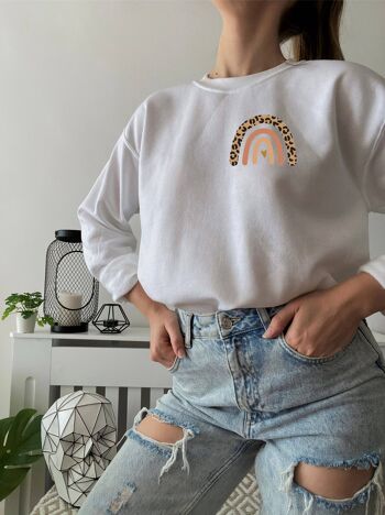 Sweat Boho, blanc 1