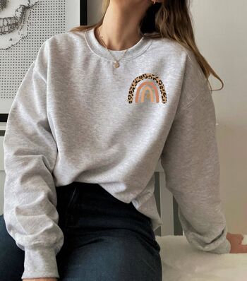 Sweat Boho, blanc 2