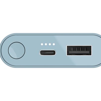 Frsh´n Rebel Powerbank 6000 mAh USB-C  -  Dusky Blue
