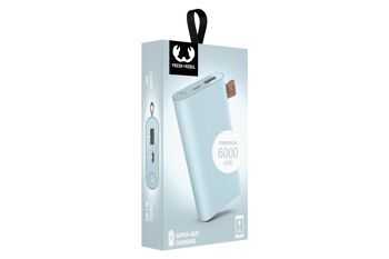 Frsh'n Rebel Powerbank 6000 mAh USB-C - Bleu Sombre 7