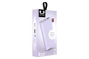 Fresh'n Rebel Powerbank 6000 mAh USB-C - Lilas rêveur 7