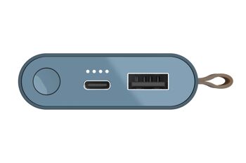 Fresh'n Rebel Power Bank 6000 mAh USB-C - Bleu de plongée 1