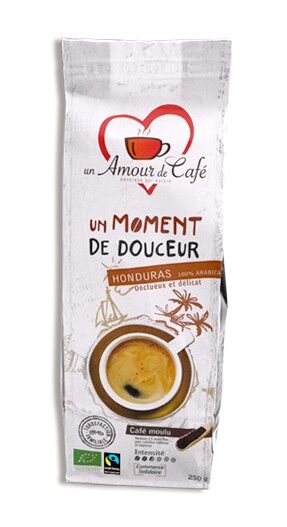 Café moulu bio & équitable "Un Moment de Douceur", HONDURAS