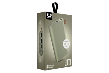 Fresh'n Rebel Powerbank 18000 mAh USB-C - Vert séché 6