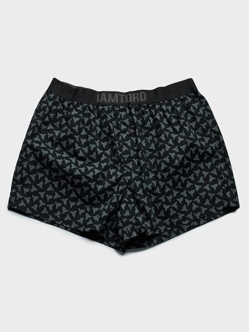 Boxershort Woven Icon Zwart - M