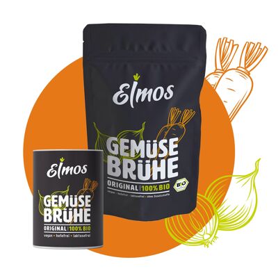 Elmos organic vegetable broth "Original" starter pack