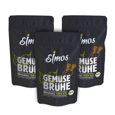 Bouillon de légumes bio Elmos Pack conservation "Original"