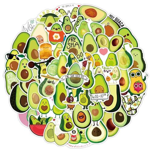 Sticker Set - Avocado