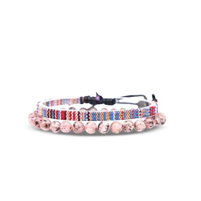 Bracciale da surfista 2er Set - Multi Chakra