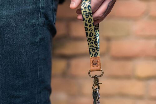 Boho Schlüsselband - Leopard