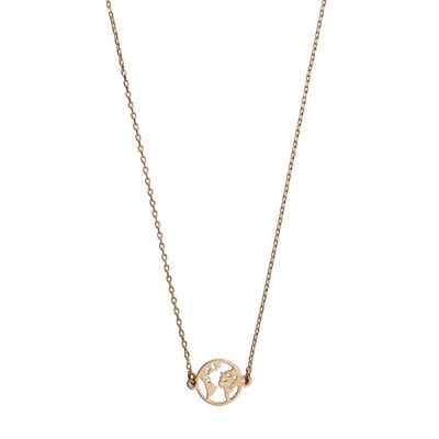 Timi of Sweden | Small Earth Necklace - Gold | Exclusive Scandinavian design that is the perfect gift for every women