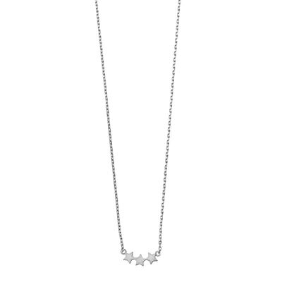 Timi of Sweden | Three Star Necklace 01-Silver Finishing | Exclusive Scandinavian design that is the perfect gift for every women