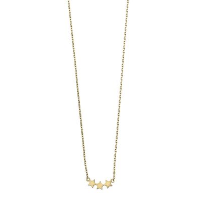 Timi of Sweden | Three Star Necklace 02-Gold plated | Exclusive Scandinavian design that is the perfect gift for every women