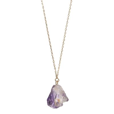 Timi of Sweden | Halsband med kristall Amethyst | Exclusive Scandinavian design that is the perfect gift for every women