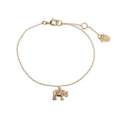 Timi of Sweden | lucky elephant armband Gold | Exclusive Scandinavian design that is the perfect gift for every women