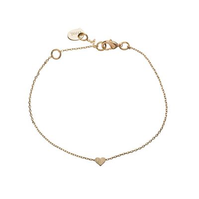 Timi of Sweden | Armband med litet hjärta Gold | Exclusive Scandinavian design that is the perfect gift for every women