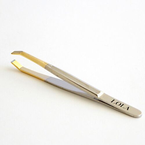 Lola Gold Crab Point Tweezer