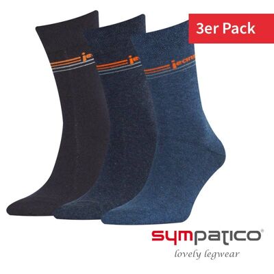 Herren Socke Jeans 3er Pack