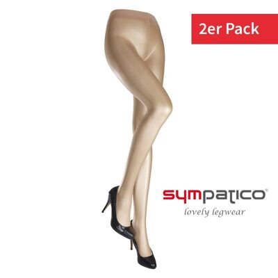 Damen Feinstrumpfhose New Basic 20 DEN 2er Pack