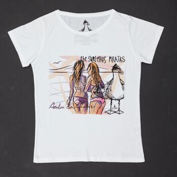 Camiseta Chicas blanca