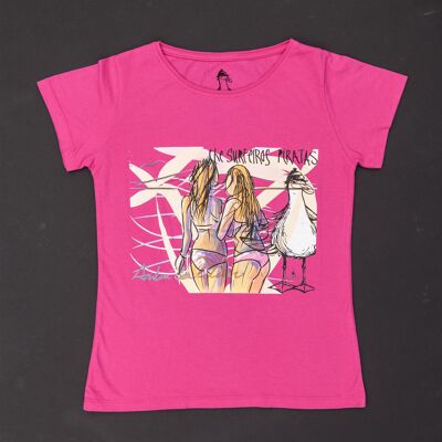 Camiseta Chicas fuchsia