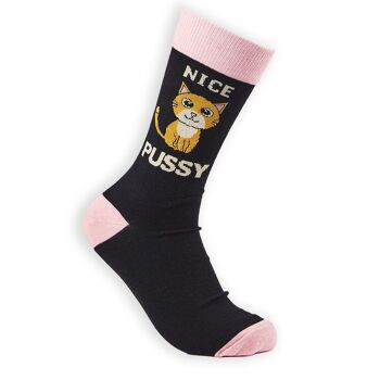 Chaussettes Nice Pussy unisexes 4