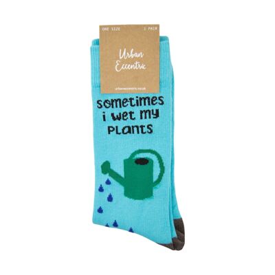 Unisex Manchmal mache ich meine Pflanzen Socken nass