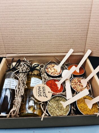 Impressionnez-les Spice Set| ensemble d'épices| Mélanges d'huile d'olive infusée et d'épices d'assaisonnement : Coffret cadeau d'épices 12