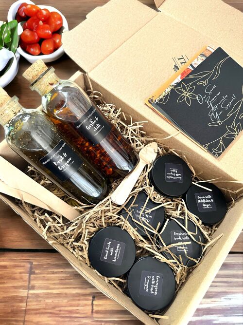 Impress them Spice Set| spice set| Infused olive oil and Seasoning spice mixes: Spice Gift box