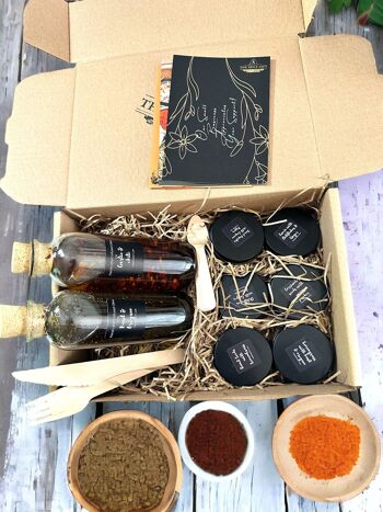 Impressionnez-les Spice Set| ensemble d'épices| Mélanges d'huile d'olive infusée et d'épices d'assaisonnement : Coffret cadeau d'épices 5