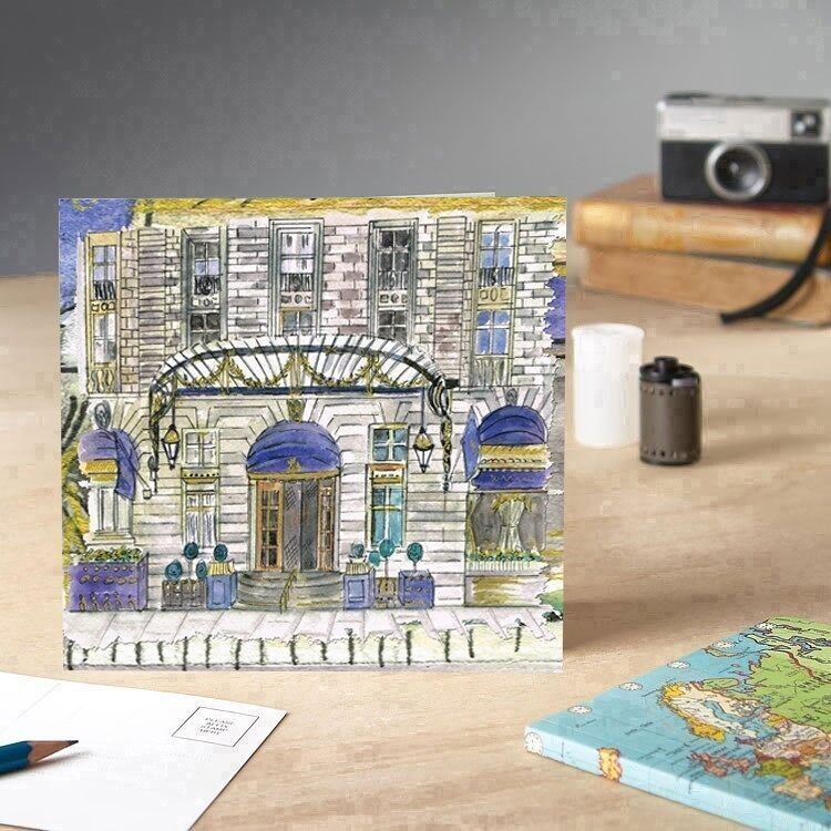 London Ritz Hotel-Grußkarte