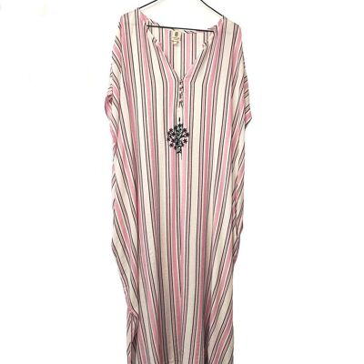 PINK/BLACK STRIPES TUNIC