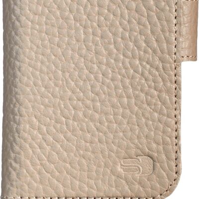 Senza Exquisite Leather Wallet Apple iPhone 5/5S/SE Désert Taupe