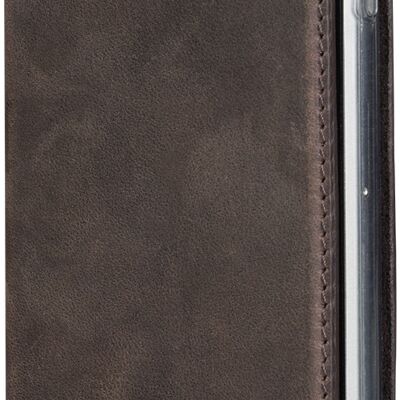 Senza Raw Leather Booklet Apple iPhone 7 Plus/8 Plus Walnut Brown