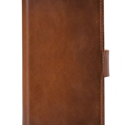 Senza Desire Leather Wallet Apple iPhone 7/8/SE (2020/2022) Burned Cognac