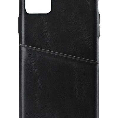 Senza Pure Leather Cover with Card Slot Apple iPhone 11 Pro Deep Black