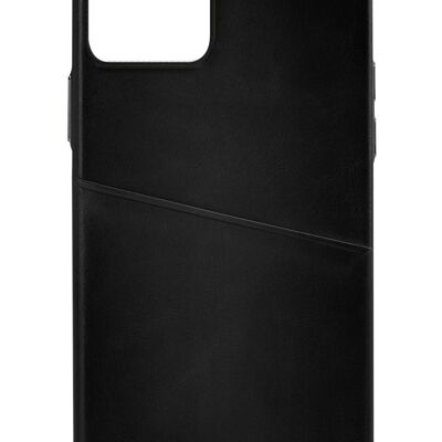 Senza Pure Leather Cover with Card Slot Apple iPhone 13 Deep Black