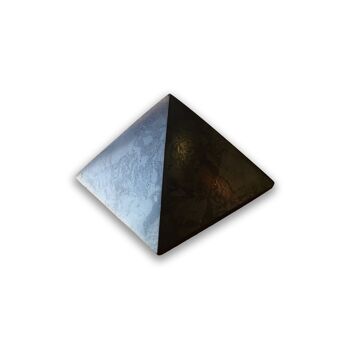 Pyramide "Énergies du Foyer" en Shungite polie - 5 cm 4