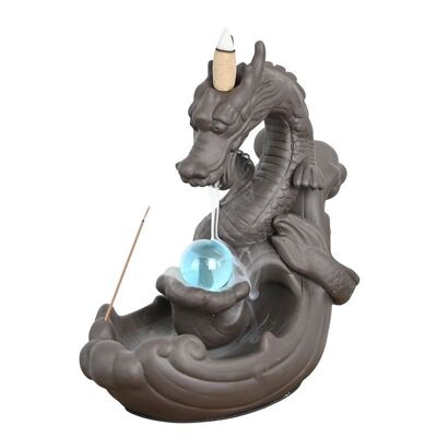 "Dragon's Strength" Ceramic Incense Burner