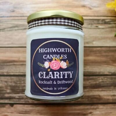 Vela CLARITY Highworth / vela de cera de soja natural